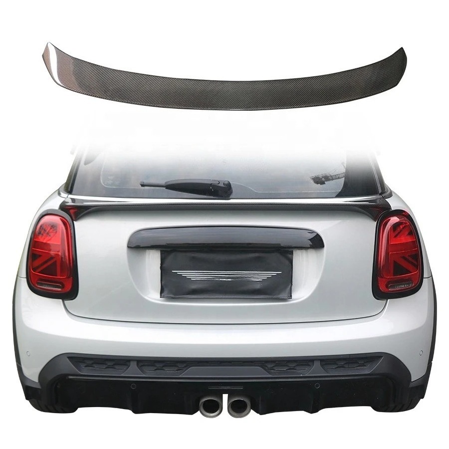 For MINI JCW S F56 2014-2023 Body Kit Carbon Fiber Rear Center Spoiler Tail Wing Custom Car Spoilers